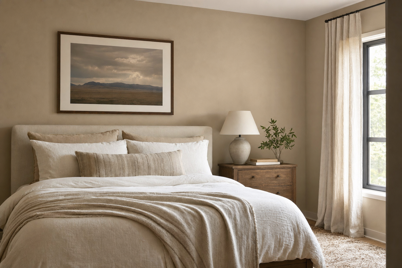 Upper by Benjamin Moore on interiors