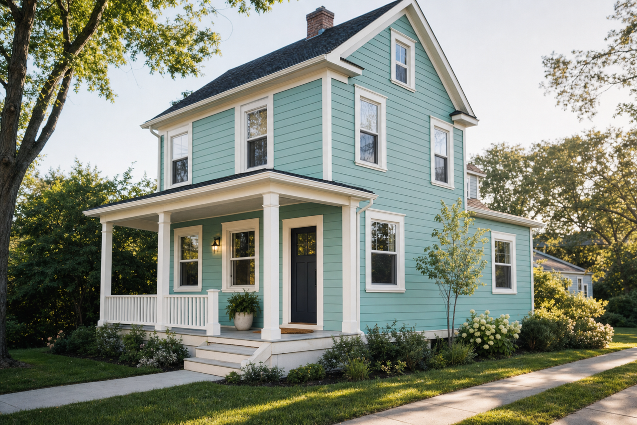 Skydive by Benjamin Moore on exterior