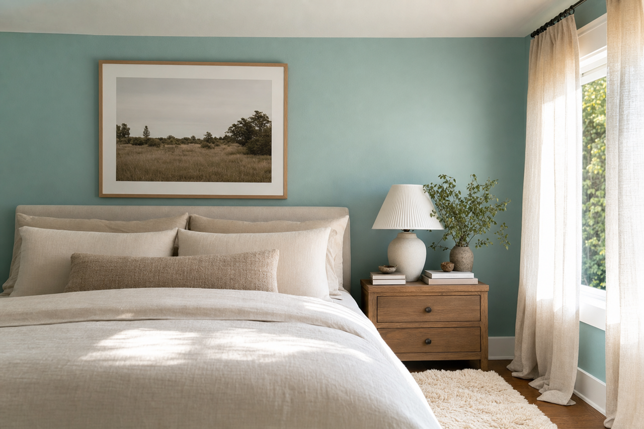Skydive by Benjamin Moore on interiors