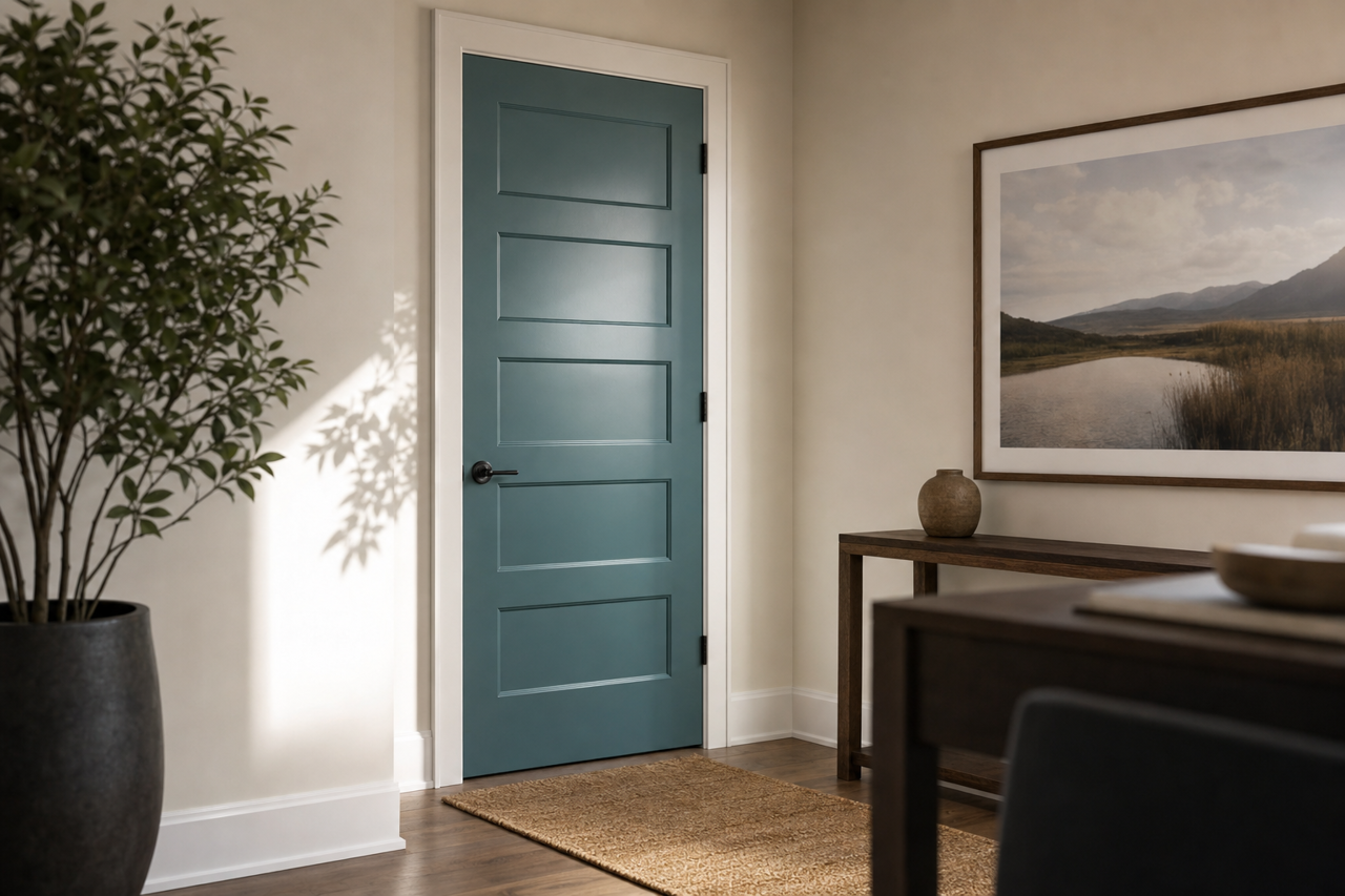 Fair by Benjamin Moore on interior-doors