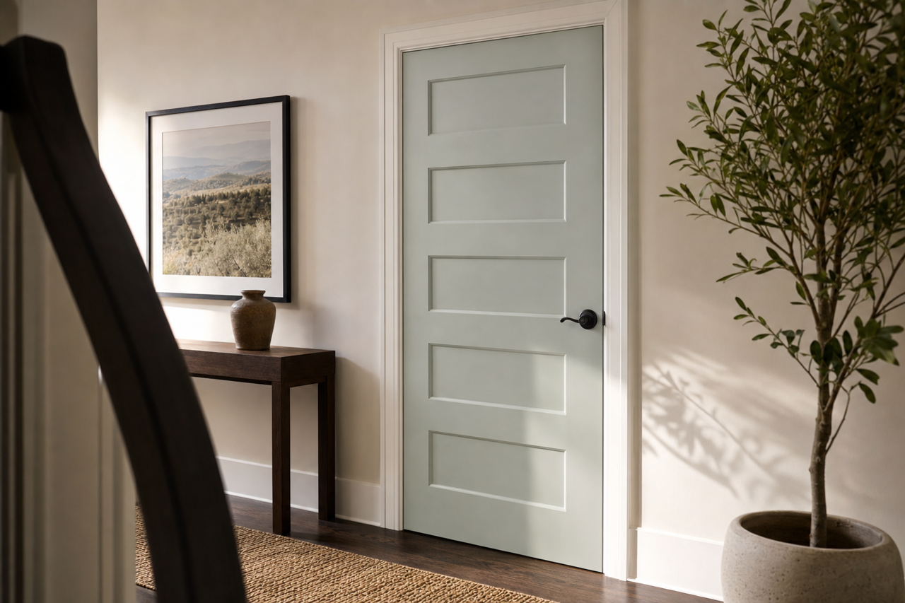 Picnic by Benjamin Moore on interior-doors