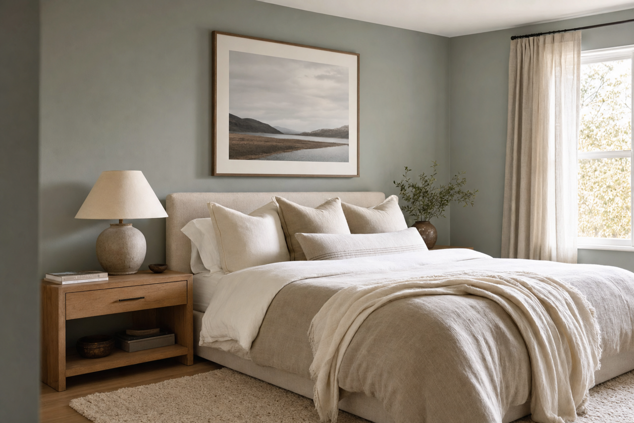 Sea by Benjamin Moore on interiors