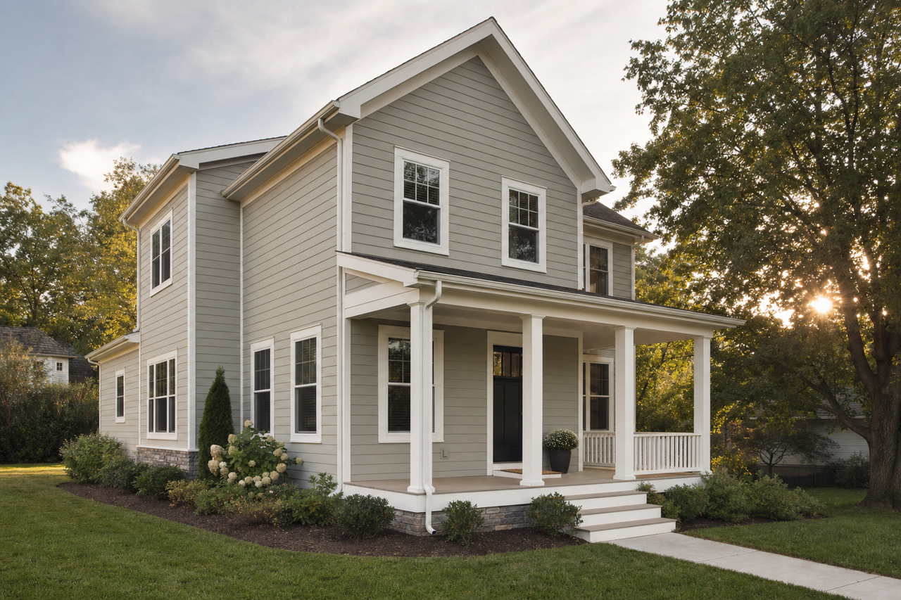 Oil by Benjamin Moore on exterior