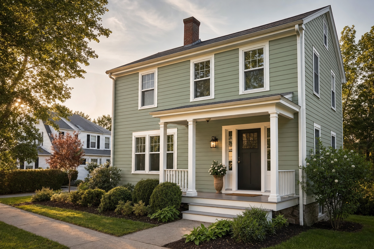 Summer's by Benjamin Moore on exterior