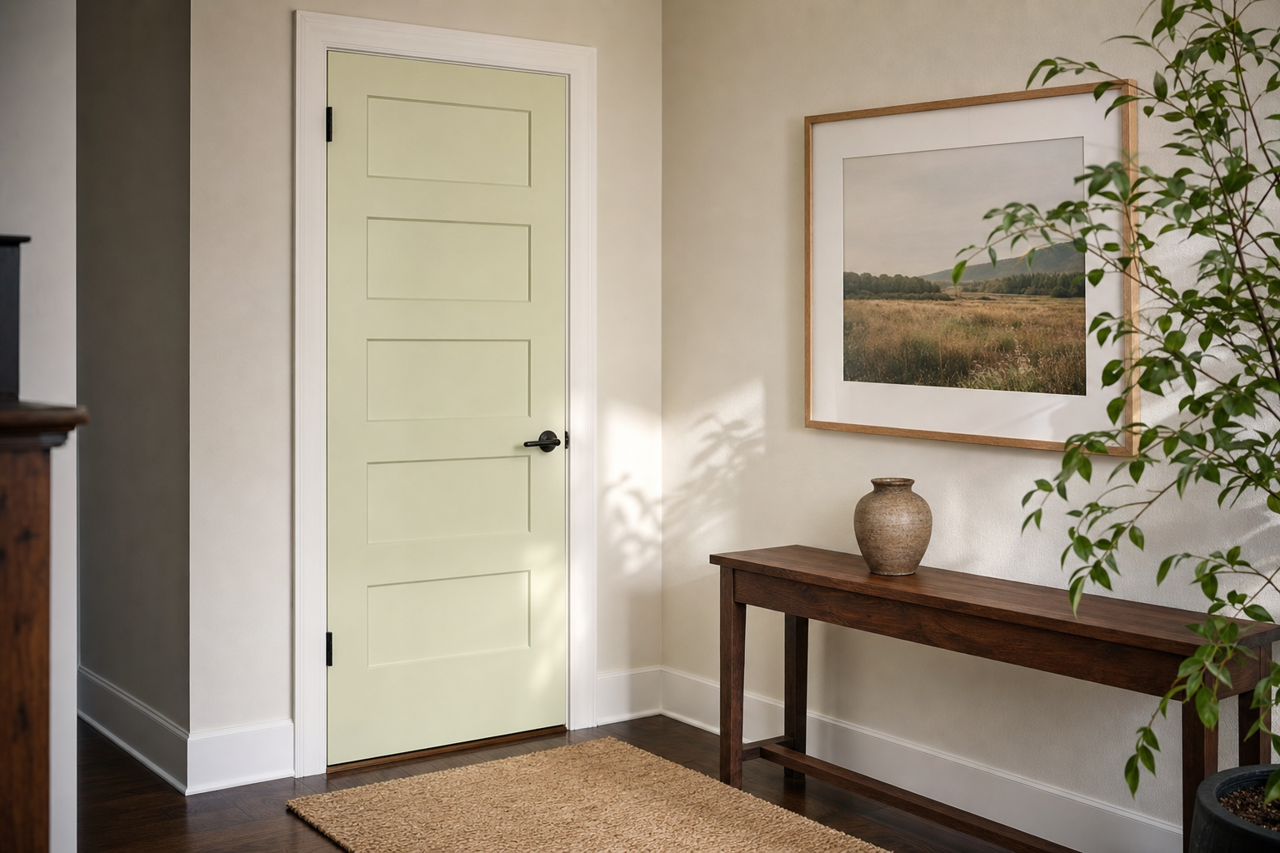 Sweet by Benjamin Moore on interior-doors