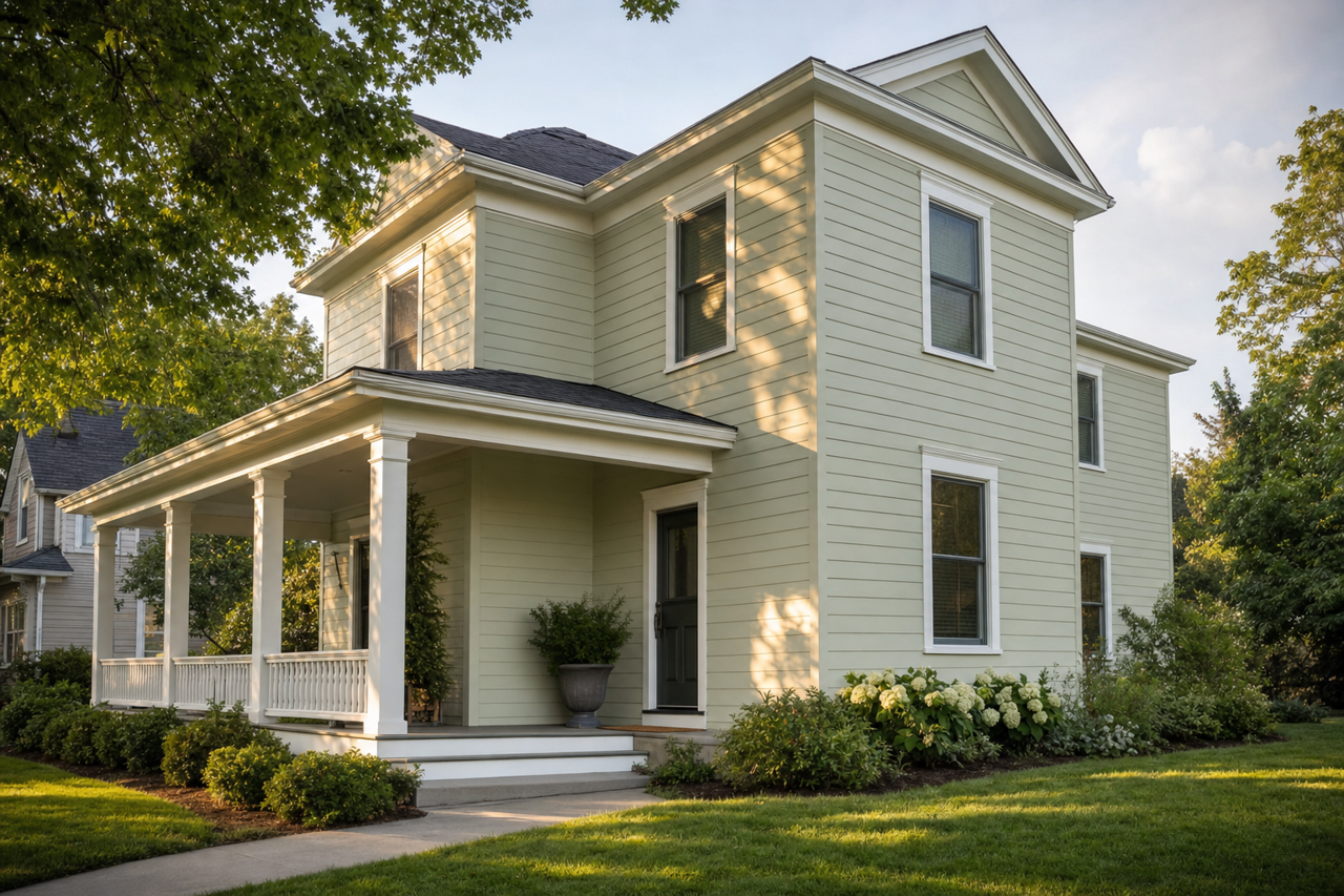 Budding by Benjamin Moore on exterior