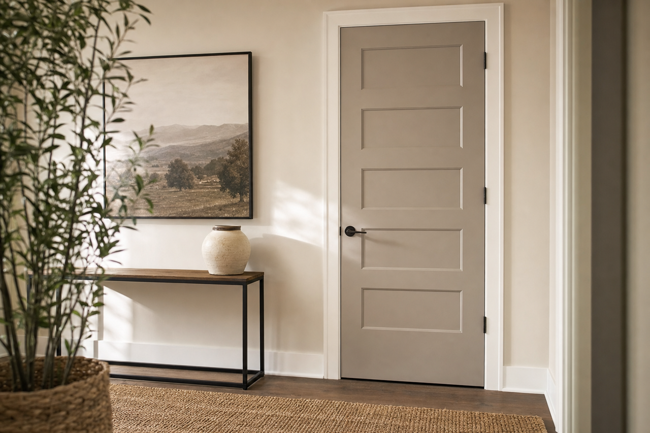 Gothic by Benjamin Moore on interior-doors