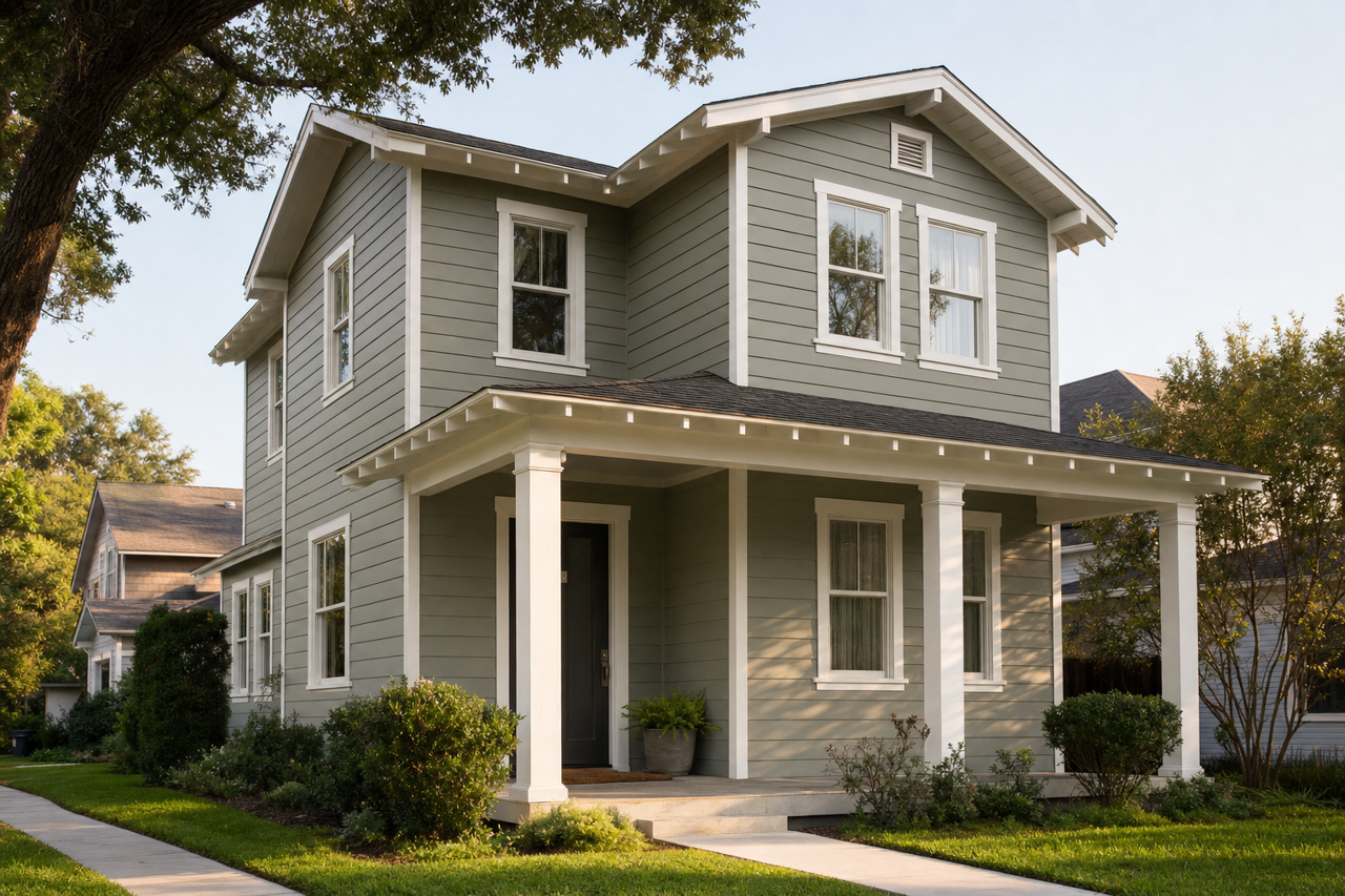 Secret by Benjamin Moore on exterior