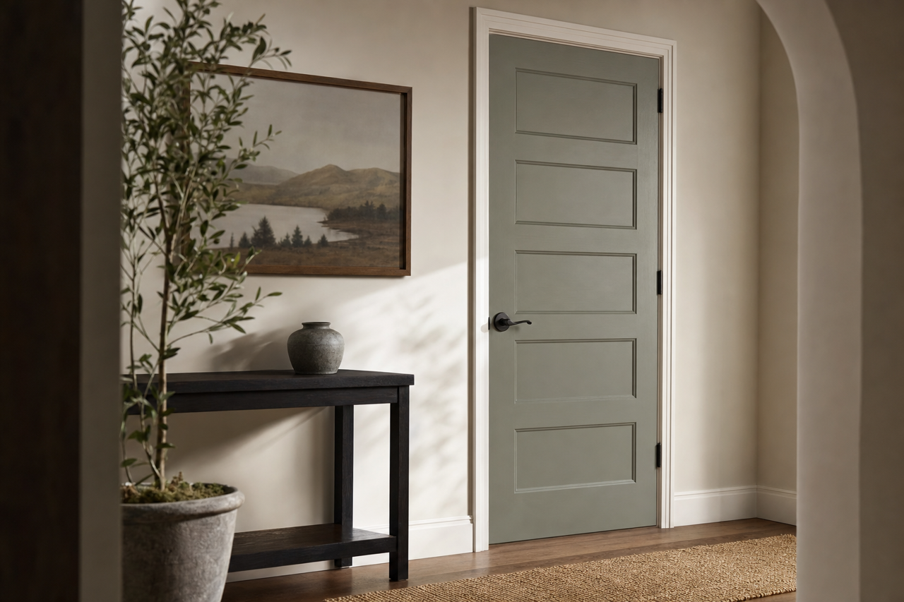 Secret by Benjamin Moore on interior-doors
