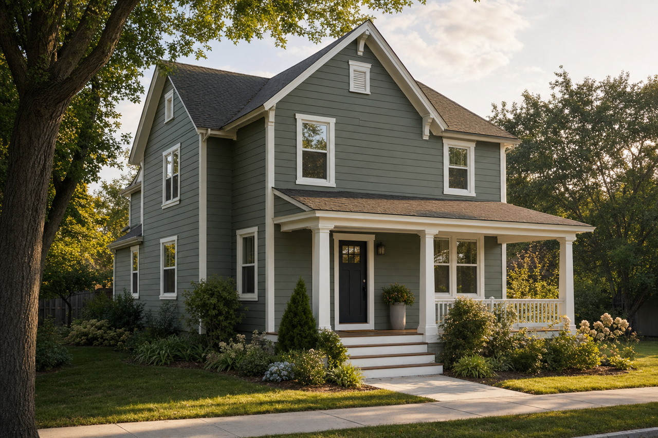 In by Benjamin Moore on exterior