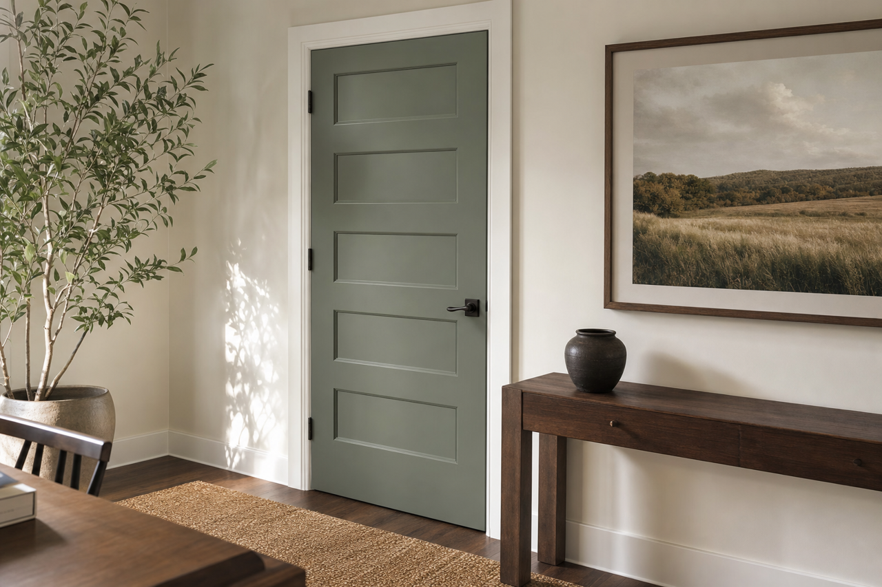 In by Benjamin Moore on interior-doors