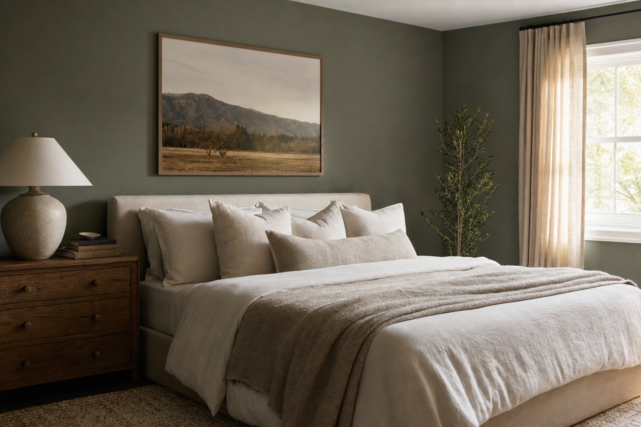 In by Benjamin Moore on interiors