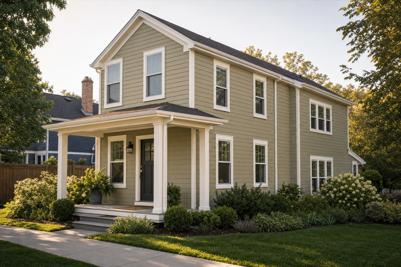 Thayer by Benjamin Moore on exterior