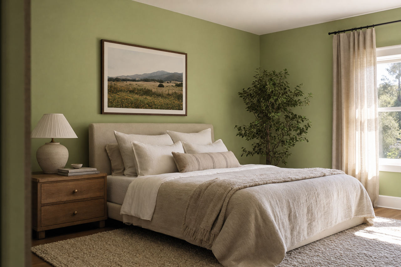 Barefoot by Benjamin Moore on interiors