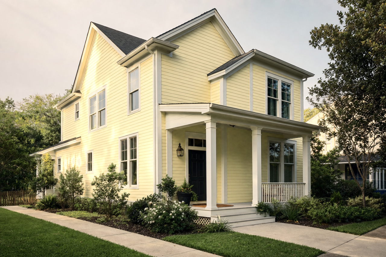 Lime by Benjamin Moore on exterior