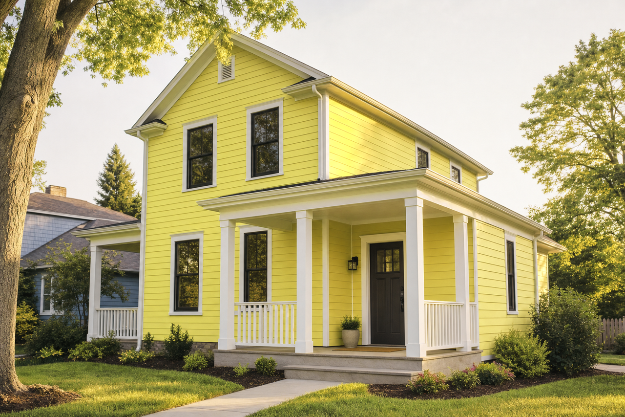 Granny by Benjamin Moore on exterior