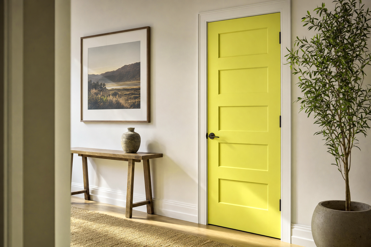 Granny by Benjamin Moore on interior-doors