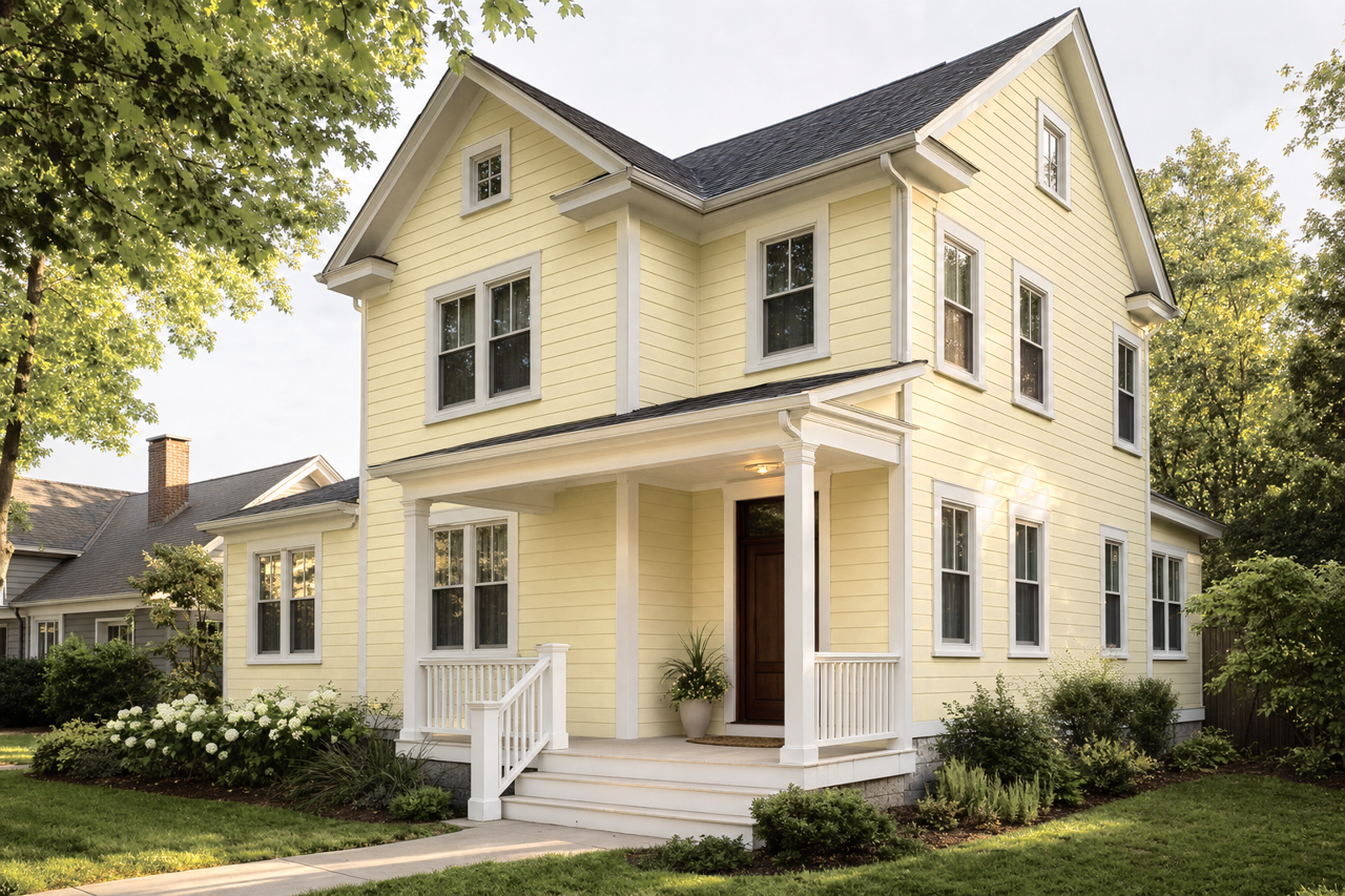 Morning by Benjamin Moore on exterior