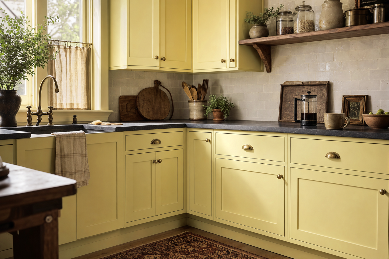 Turkish by Benjamin Moore on cabinets