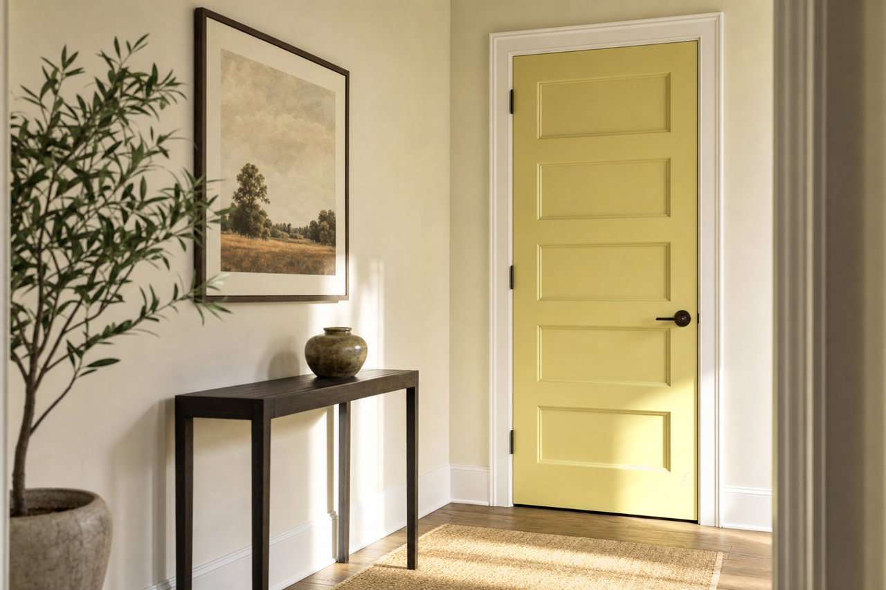 Turkish by Benjamin Moore on interior-doors