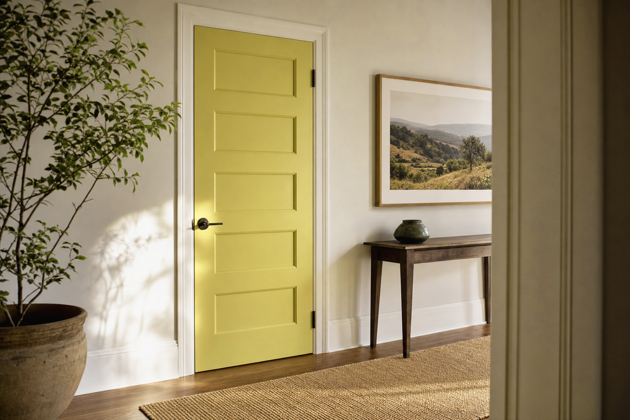 Martini by Benjamin Moore on interior-doors
