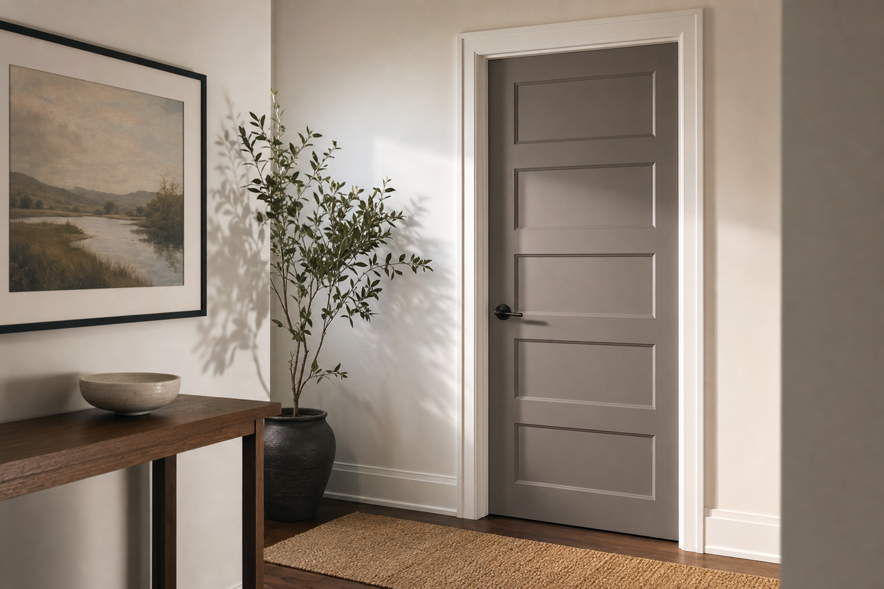 Coachman's by Benjamin Moore on interior-doors
