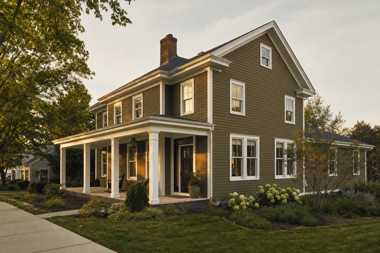 Jungle by Benjamin Moore on exterior