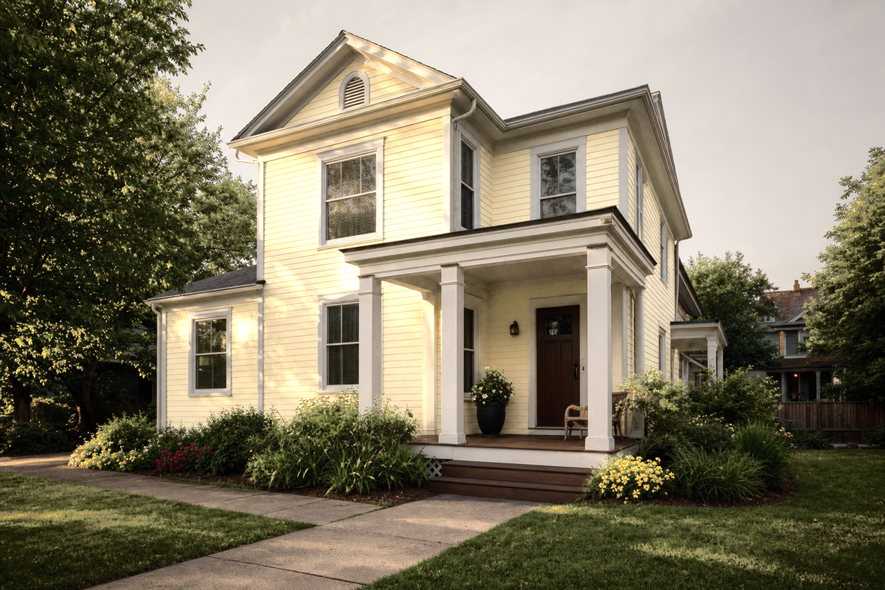 Melted by Benjamin Moore on exterior