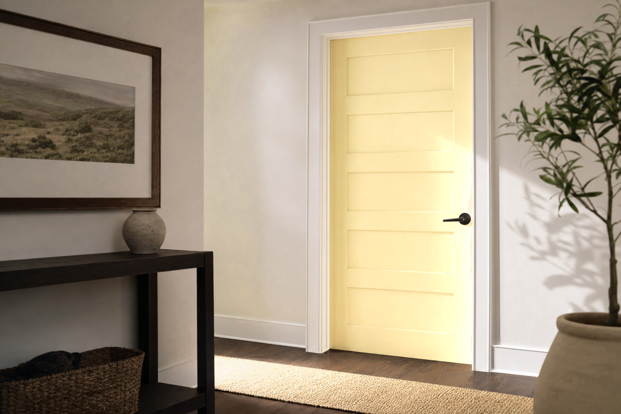 Melted by Benjamin Moore on interior-doors