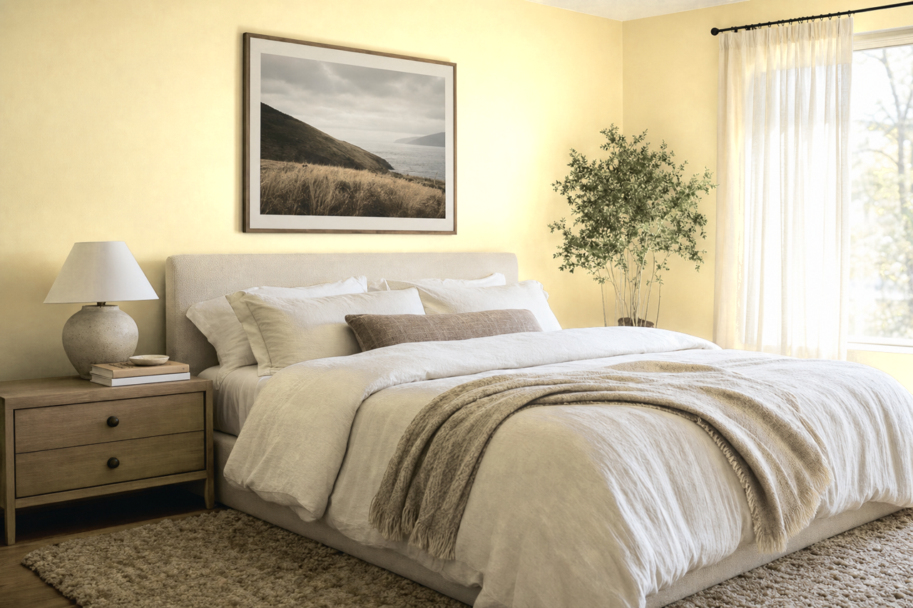 Melted by Benjamin Moore on interiors