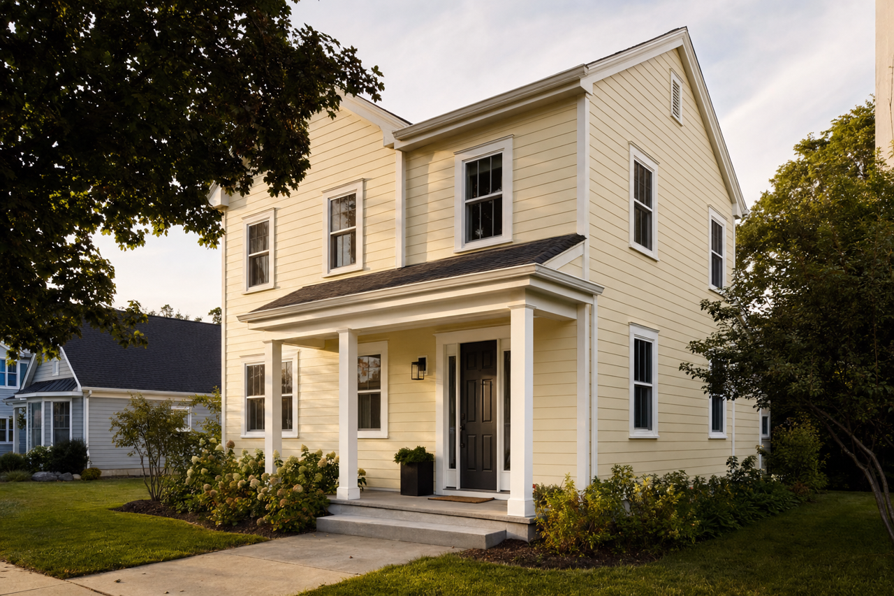 Sweet by Benjamin Moore on exterior