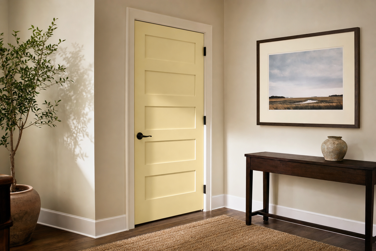 Sweet by Benjamin Moore on interior-doors