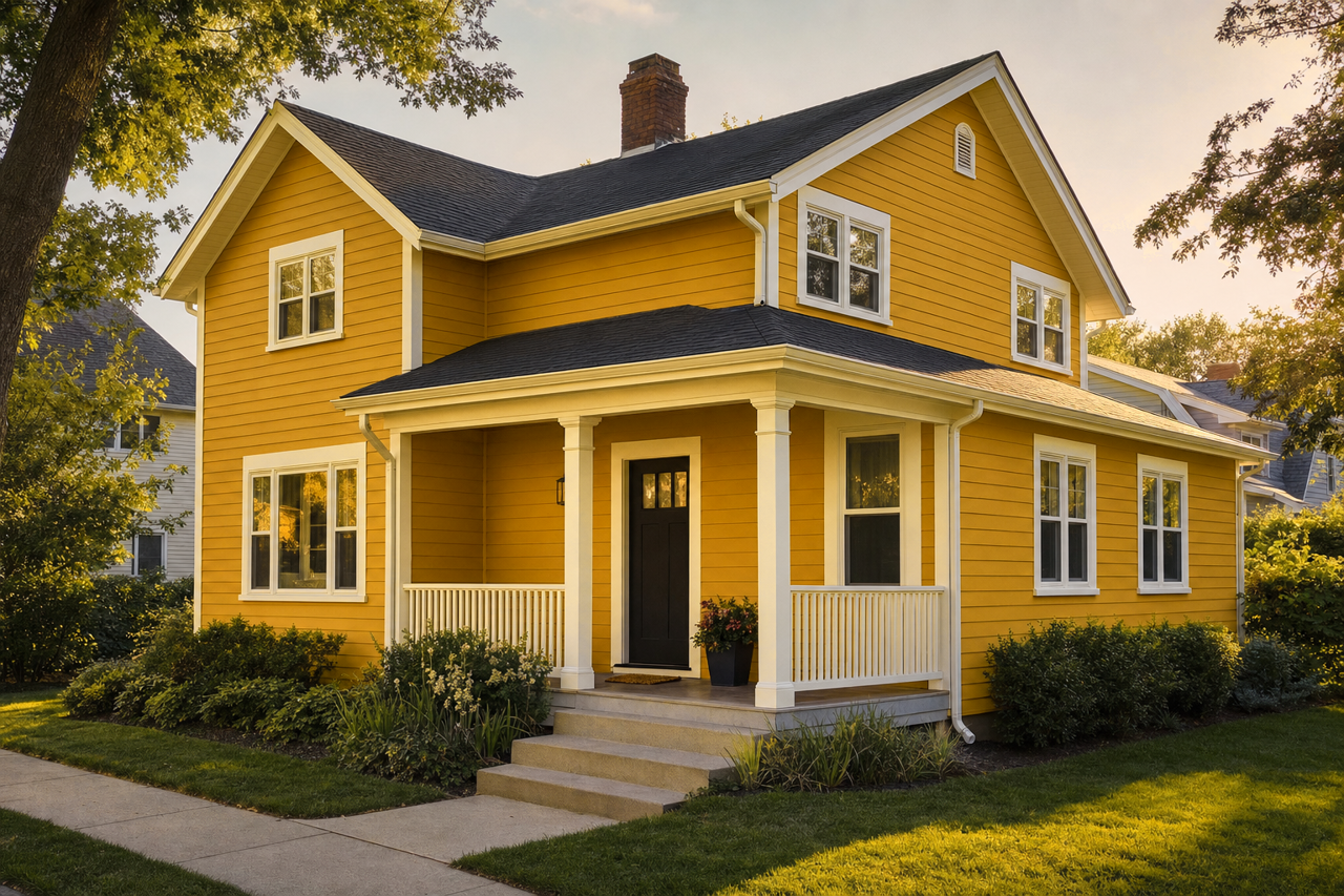 Goldsmith by Benjamin Moore on exterior