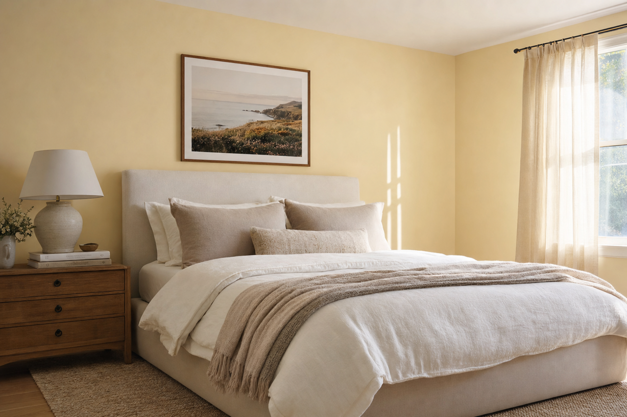 Knitted by Benjamin Moore on interiors