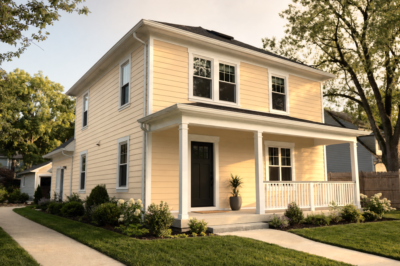 Shortbread by Benjamin Moore on exterior