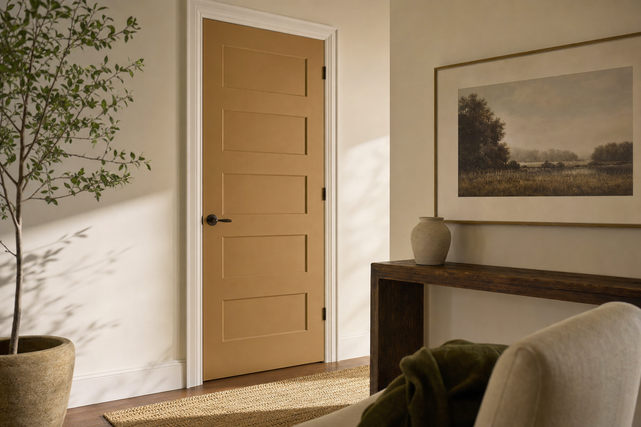 Iced by Benjamin Moore on interior-doors
