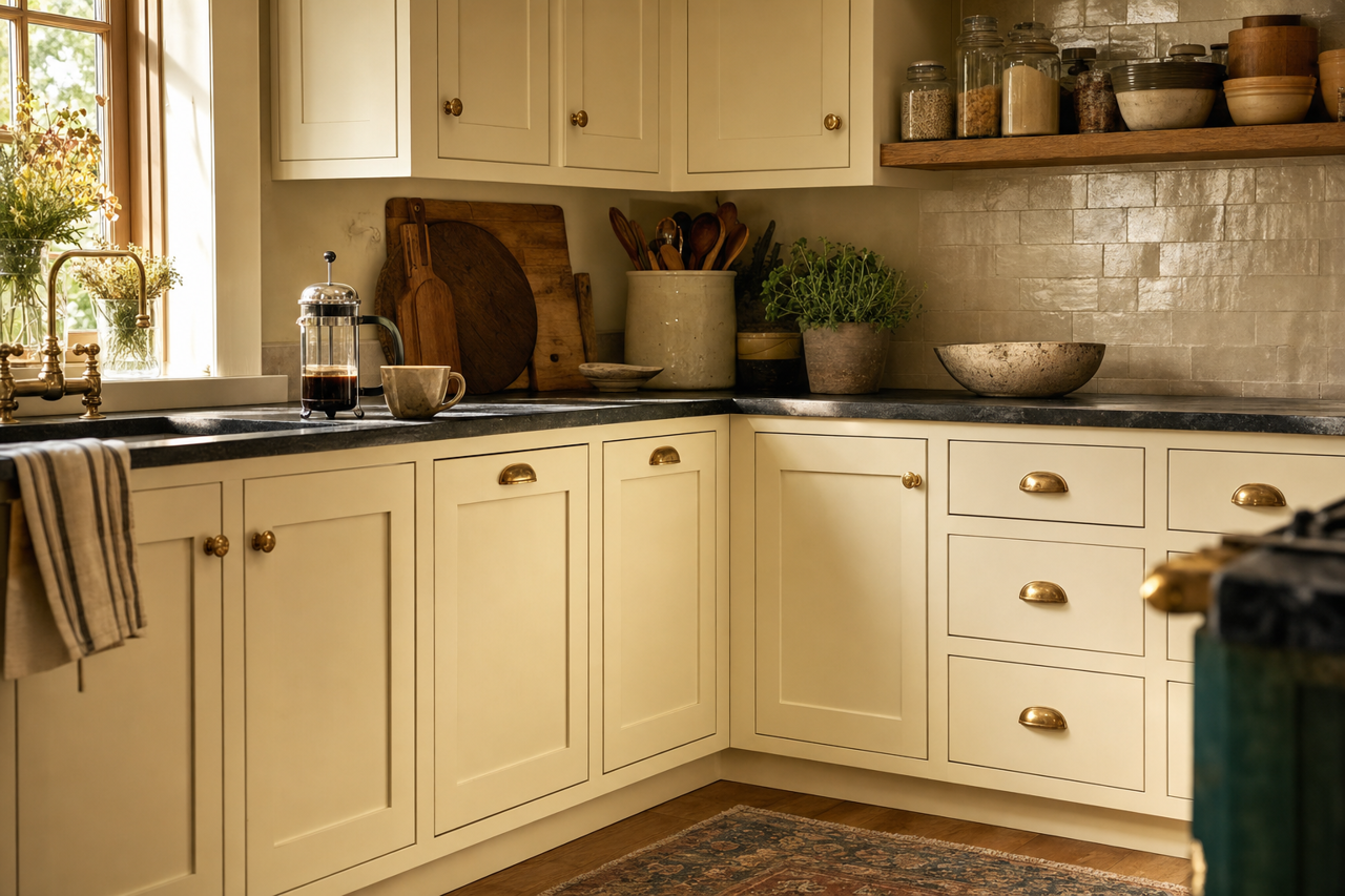 Capitol by Benjamin Moore on cabinets