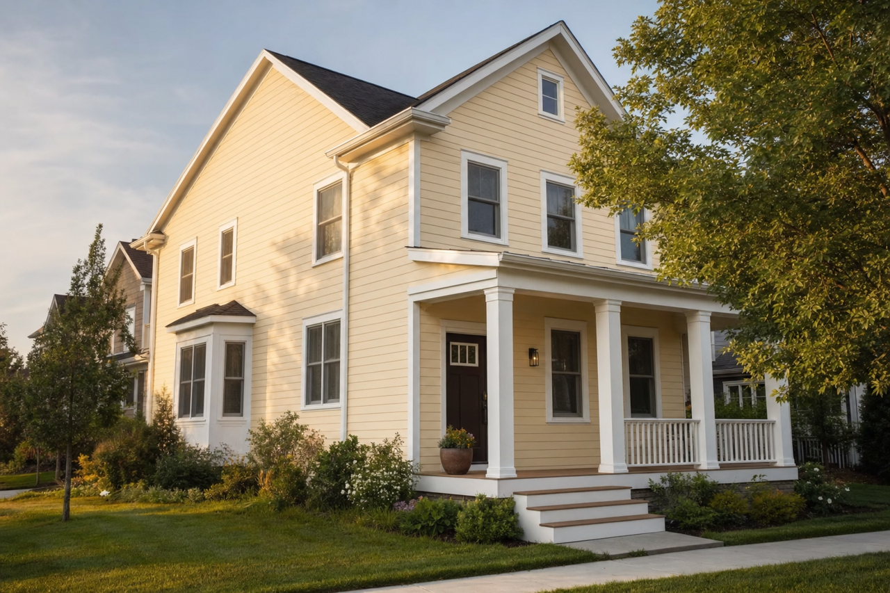 Bracken by Benjamin Moore on exterior