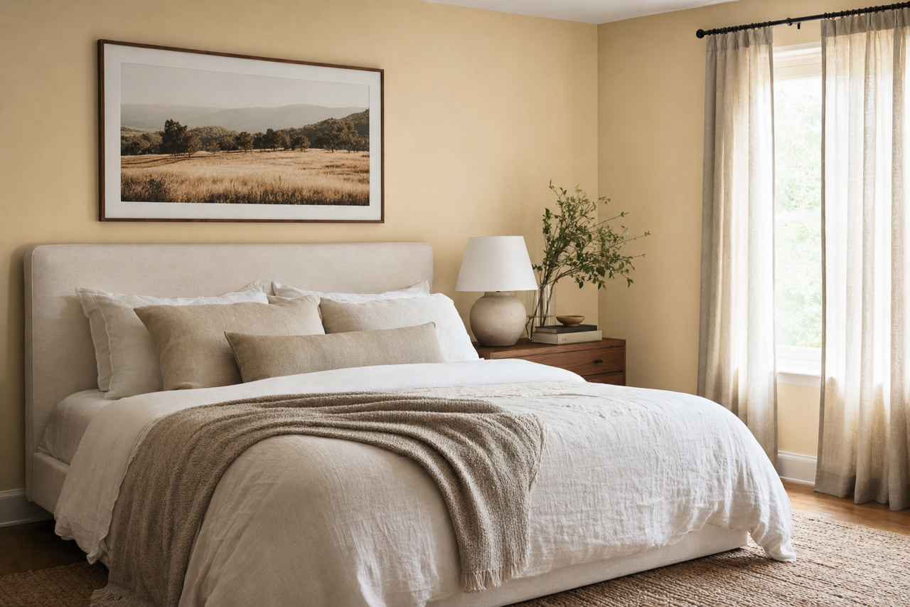 Bracken by Benjamin Moore on interiors