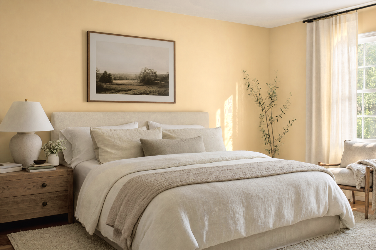 Bracken by Benjamin Moore on interiors