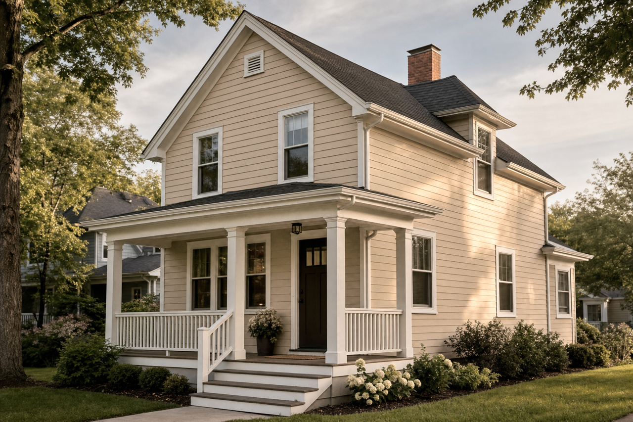 Brush by Benjamin Moore on exterior