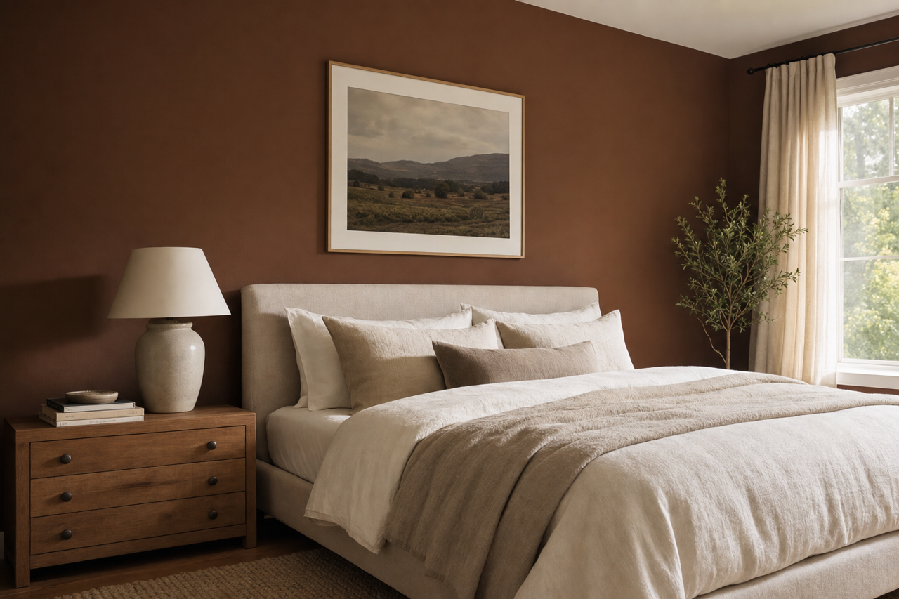 Coffeehouse by Benjamin Moore on interiors