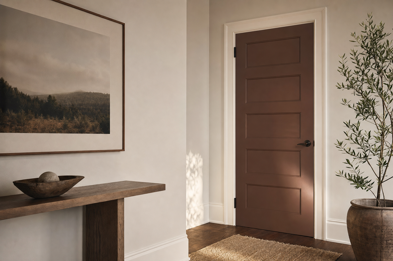 Tarpley by Benjamin Moore on interior-doors
