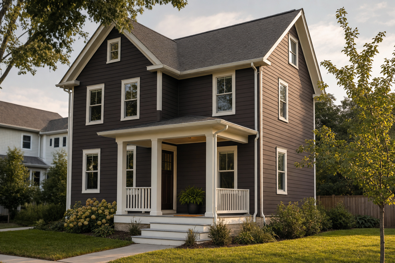 Bucktrout by Benjamin Moore on exterior