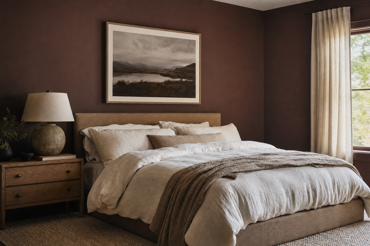 Bucktrout by Benjamin Moore on interiors