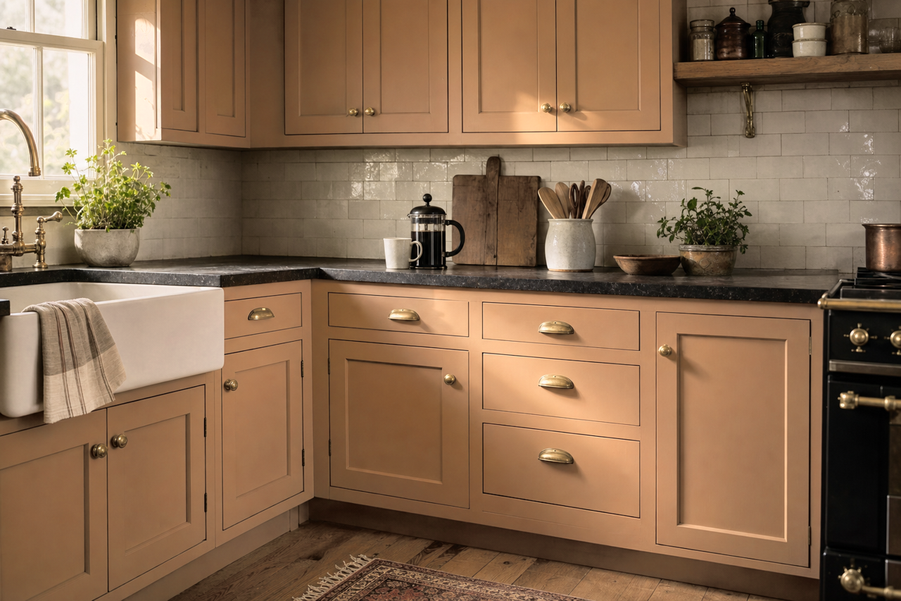 Chowning's by Benjamin Moore on cabinets