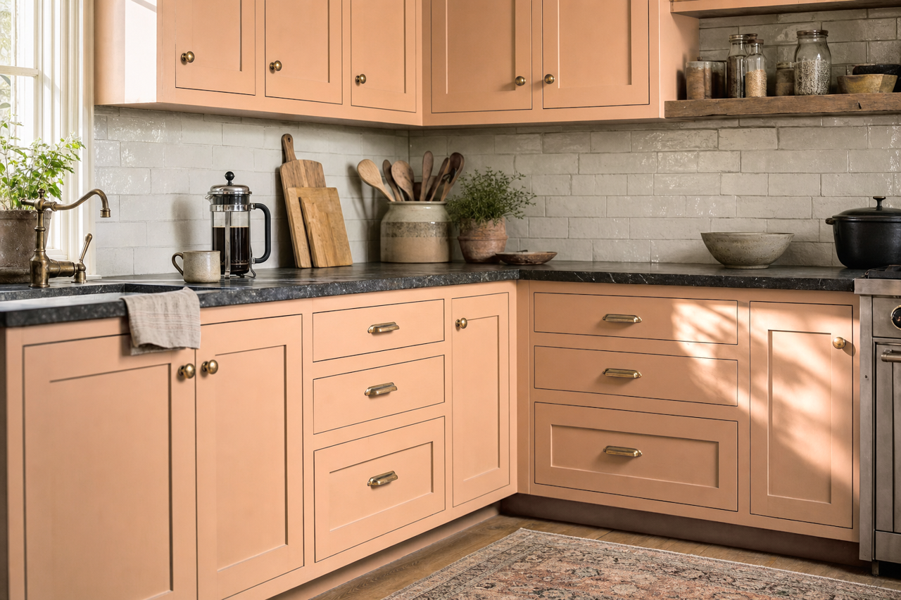 Galt by Benjamin Moore on cabinets