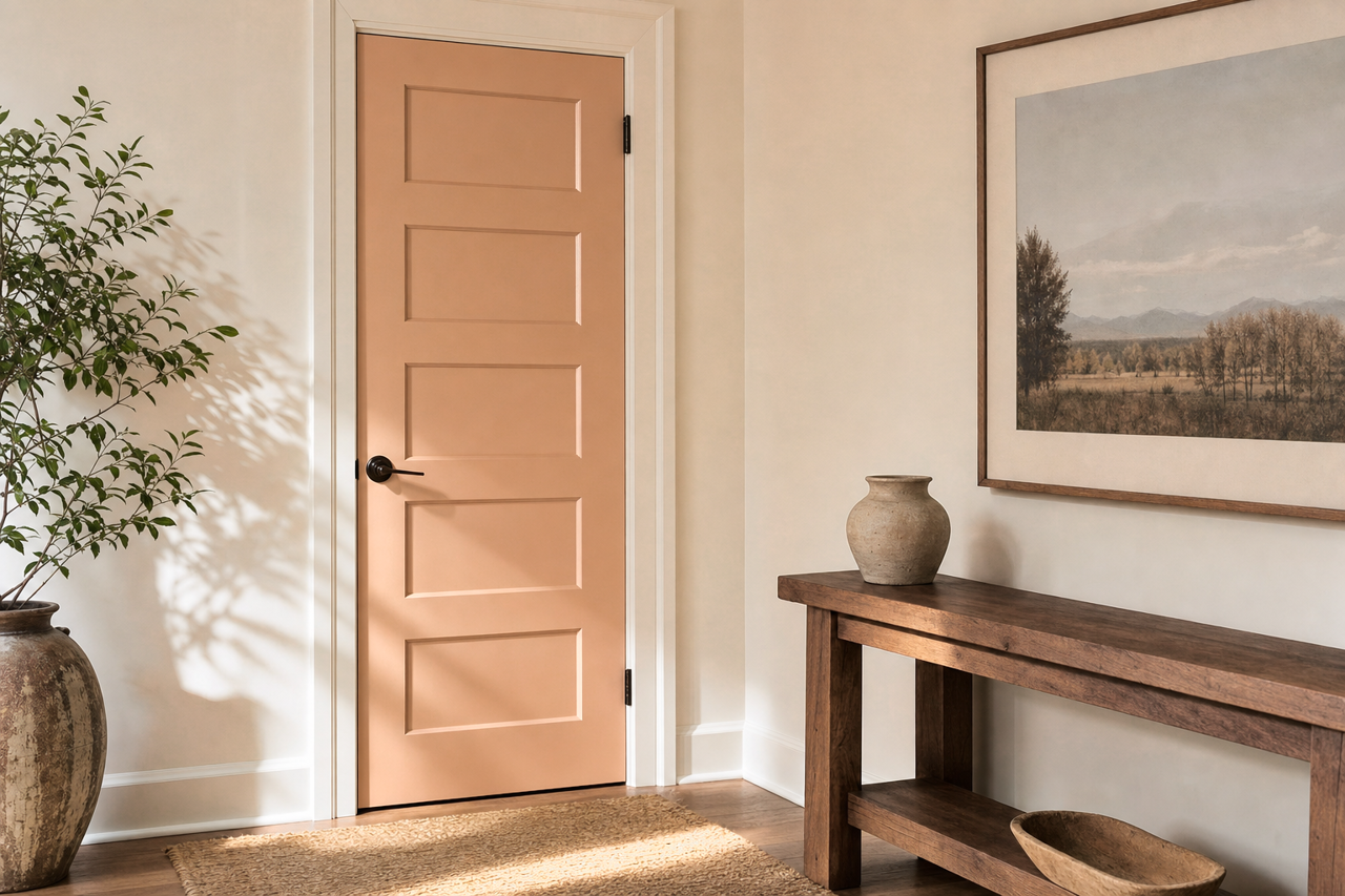 Galt by Benjamin Moore on interior-doors