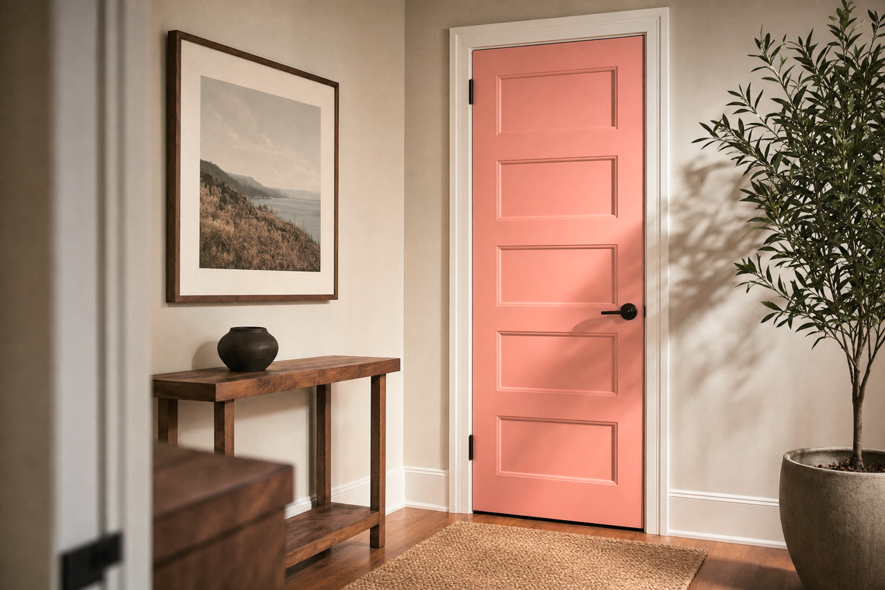 Custis by Benjamin Moore on interior-doors