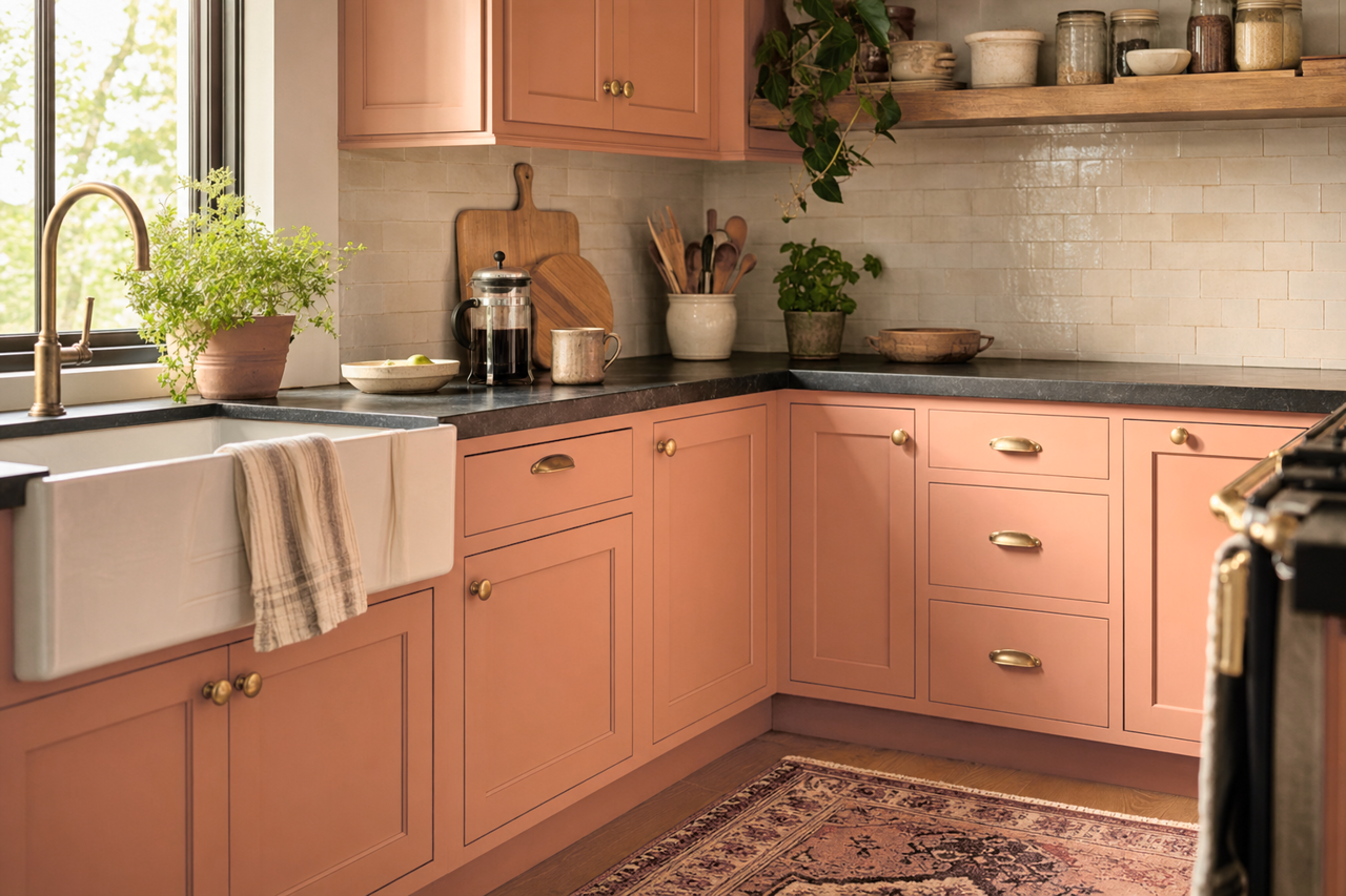 Lightfoot by Benjamin Moore on cabinets